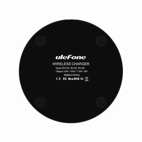 Ulefone 15W Wireless Charging Pad Black