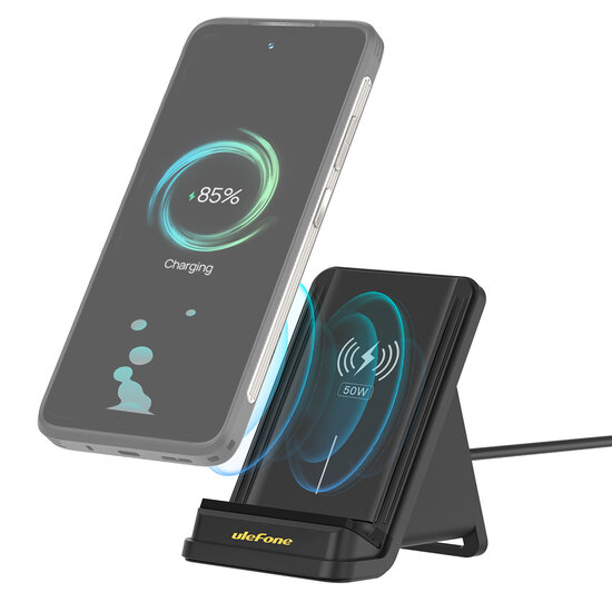 Ulefone 50W Wireless Charging Stand Black